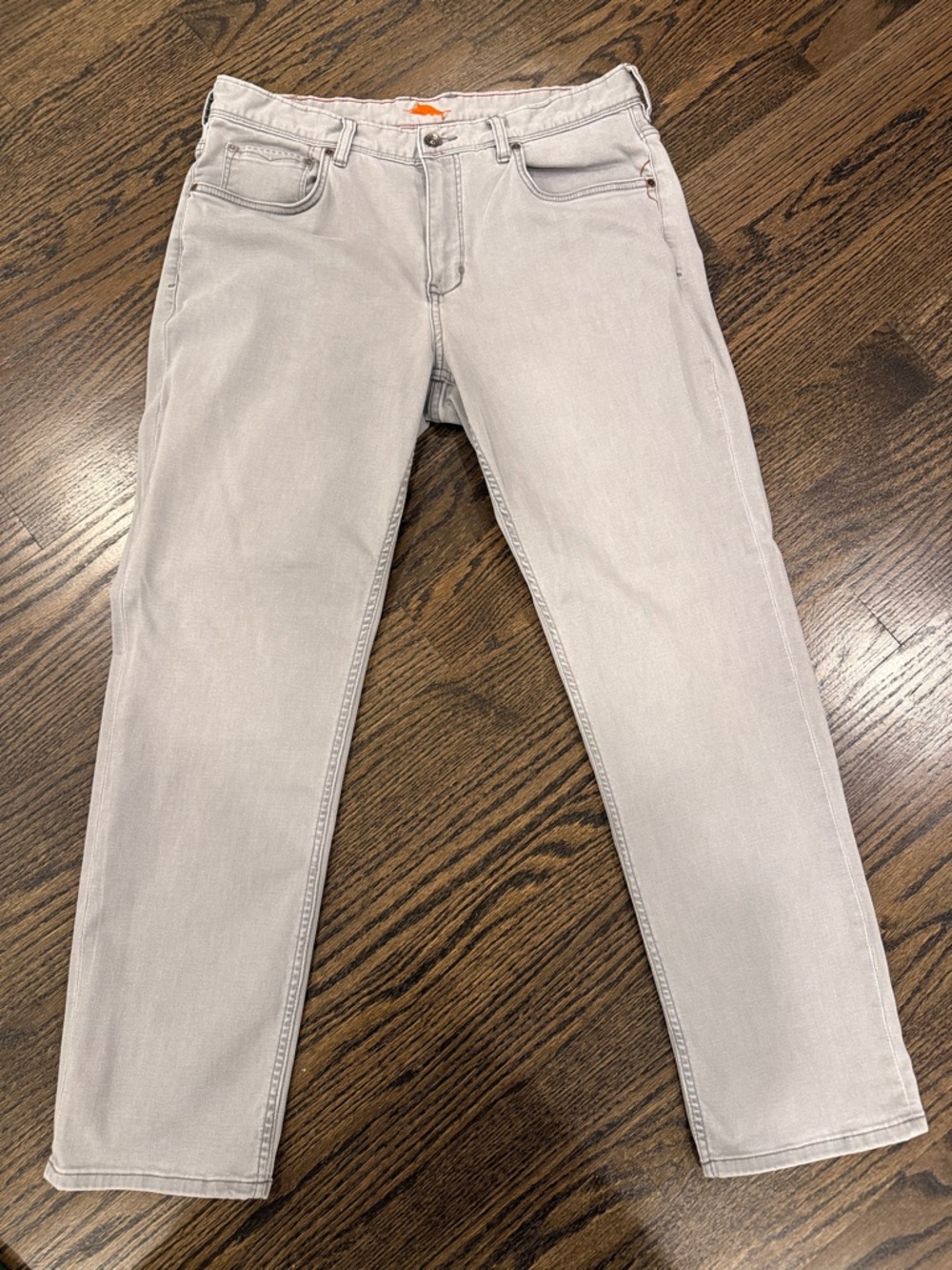 Tommy Bahama Men's Straight Jeans in Light Gray